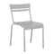 Flash Furniture Silver All-Weather Armless Steel Dining Chair XU-CH-10318-SIL-GG - alternate 5